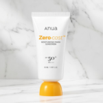 anua zero cast moisturizing sunscreen SPF 50+